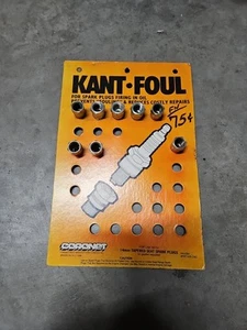 NORS Kant-Foul For 14mm Tapered Seat Spark Plugs On Card (8) - Picture 1 of 4