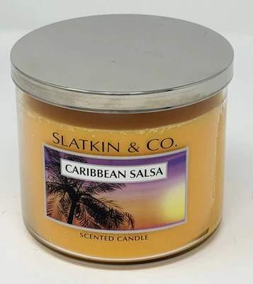 Vela grande Bath & Body Works Slatkin SALSA CARIBEÑA, 14,5 OZ LEER DETALLES Foto 1 de 4