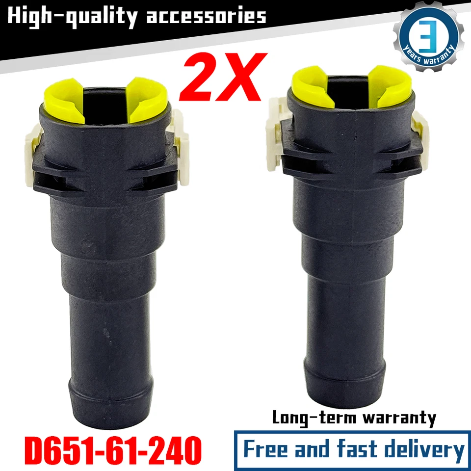 2x Heater Water Hose Connector For Mazda 2 Mazda 3 Mazda 5 Mazda 6 Foto 1 de 4