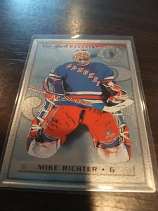 1996-97 LEAF Steel PREFFERED Mike Richter New York Rangers Metal Card  #46 - Picture 1 of 1