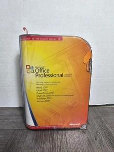 Microsoft Office Professional 2007 Full Version & Product Key -Academic Use Only - Picture 1 of 5