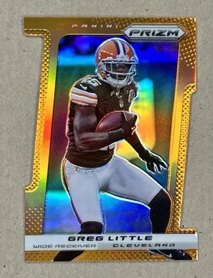 2013 Panini Prizm Prizm Orange Die Cut /50 Greg Little #43 - Image 1 of 4