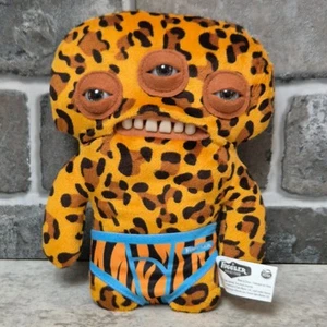 Budgie Fuggler Annoyed Alien Leopard Funny Ugly Monster Plush Toy 9" Spinmaster - Picture 1 of 3