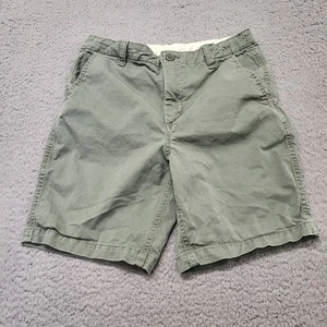 Gap Boys Size 12 Husky Army Green Flat Front Adjustable Waist Zipper Fly Chino   - Picture 1 of 17
