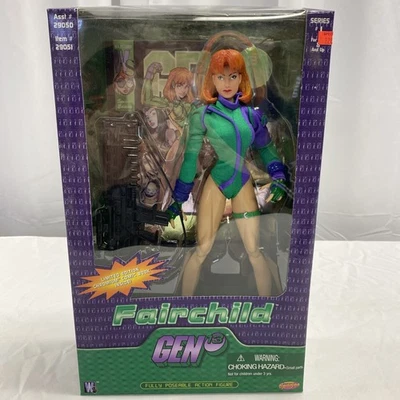 Figura de acción Fairchild Posable 1999 Gen 13 12" con cromo cómic Wildstorm NUEVO Foto 1 de 4