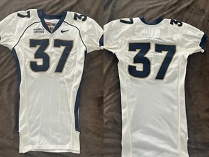 NIKE 2001-2003 BYU Game Used Football Jersey #37 White-Blue size 46 - Picture 1 of 6