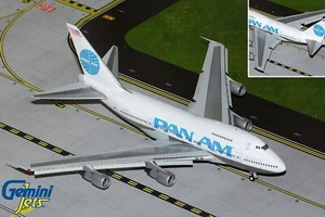 Pan Am Boeing 747SP N531PA cartellone pubblicitario flaps down 1:200 pressofuso Gemini Jets - Foto 1 di 1