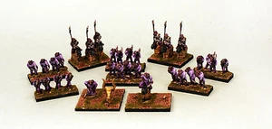15mm HOTT1014 MANDEVILLE'S DOGMEN ARMY -15mm Unpainted-Fantasy 24AP Army UNPTD - Picture 1 of 8