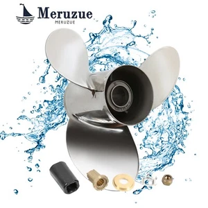Boat Propeller 13 x 19 For Mercury Outboard Engine 40-140HP Stainless 15Spline - Picture 1 of 7