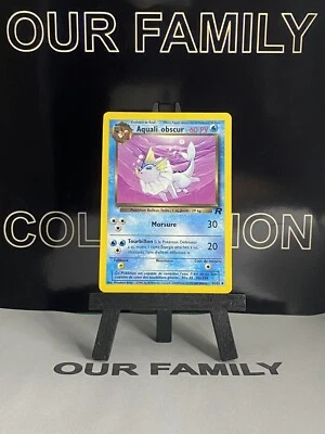 French Pokémon Card Aquali Obscur Nonholo LP 45/82 ( Dark Vaporeon ) - Image 1 of 4