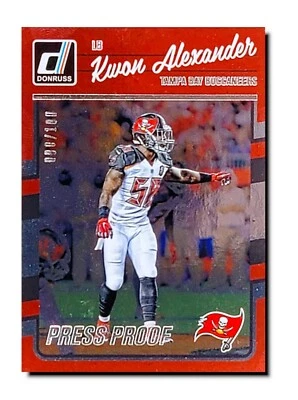 KWON ALEXANDER SP     2016 Donruss PRESS PROOF #280     SILVER SP 80/100    Bucs - Image 1 of 3