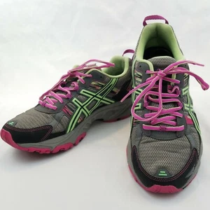 Asics Womens 11 Gel-Venture 5 Running Shoe Titanium Pistachio Pink T5N8N-9787 - Picture 1 of 9