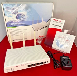 DrayTek VIGOR2820n Series ADSL2+ Security Firewall Internet WiFi Router - Picture 1 of 10