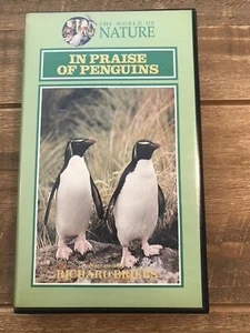 In Praise Of Penguins VHS Video The World Of Nature Narrated By Richard Briers - Picture 1 of 4