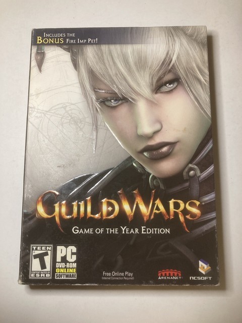 Guild Wars RPG PC Game CD-ROM 2005 ArenaNet New Open Box