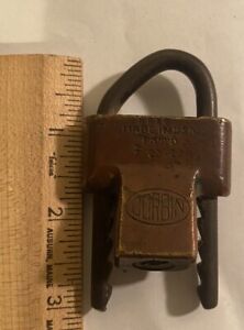 Vintage Corbin Brass RRA9 Cabinet Lock & No Key Patented 7-25-22? Brass