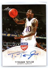 Tyshawn Taylor  2012 Leaf Ultimate Draft #BA-TT2    Auto
