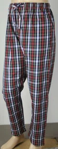 POLO Ralph Lauren Red Plaid Pajamas Lounge Sleep Pants Blue Pony - Picture 1 of 1