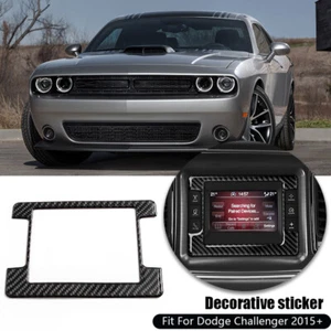 Central Navigation GPS Screen Frame Trim Decor Cover For 2015+ Dodge Challenger - Picture 1 of 11