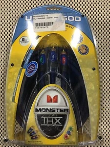 Monster Cable Ultra 600 8ft Component Video THX Certified - Picture 1 of 3