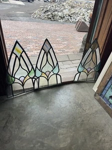 SG4987 Three Av price each antique Gothic Arch window 12.5x20 - Picture 1 of 11
