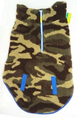 TOP PAW Camouflage Fleece Outerwear For Dogs (L) (NEW) - Image 1 of 4