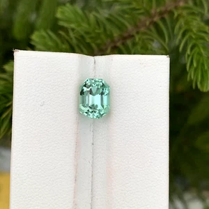 Piedra preciosa suelta de buen color superior verde kuncita 9 mm corte Asscher 3,79 quilates Afganistán - Imagen 1 de 7