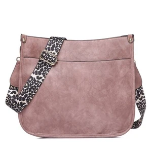 Crossbody Bags for Women PU Leather Shoulder Purse with wide shoulder strap - Picture 1 of 2