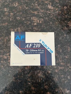 TOKINA AF 370 35-70MM F4-5.6 For Minolta Nikon Pentax - Brand New - Image 1 of 4