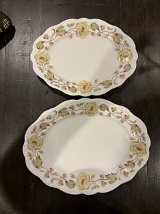 Two Johann Haviland Bavaria Germany Oval Serving Platters - Picture 1 of 6