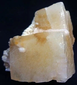 ATEMBERAUBENDE CHABACIT (CALCIT) WÜRFEL MIT STILBIT AUF MATRIX MINERALIEN PROBEN - Bild 1 von 6