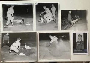 DENVER BEARS REAL Photo BASEBALL 1954 Press Stamp RARE! Pueblo Dodgers Colorado - Picture 1 of 13