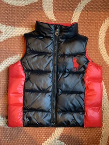 NEW Baby Boys Ralph Lauren polo Down Big Pony Puffer Vest Size 2T $115 - Picture 1 of 6