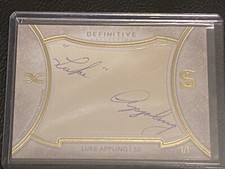 2018 Topps Definitive Cut Signature Luke Appling Auto Chicago White Sox HOF 1/1