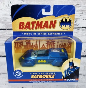 Corgi 1990's DC COMICS BATMOBILE - 1:43 Scale - Die Cast CORGI 77316 - 2005 New - Picture 1 of 5