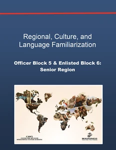 283 Page USMC Regional Culture Language OB5 EB6 SENIOR REGION Workbook on CD - Picture 1 of 7