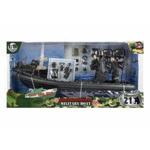 1:18 World peacekeepers Land and Sea Patrol Unit Raft Military Boat model Toys - Picture 1 of 4