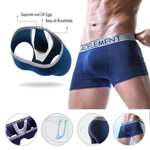 Men's Separated Healthy Underwear Breathable U Pouch Underpants Boxer Shorts - Picture 1 of 22