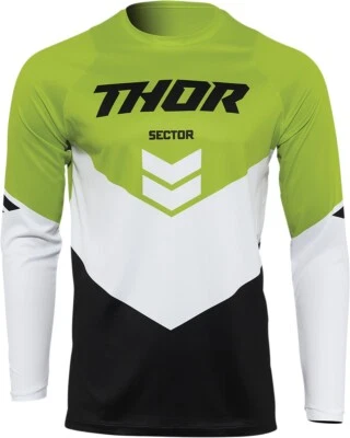 Closeout Thor MX Sector Jersey Riding Shirt Adult & Youth Motocross ATV/UTV/BMX - Image 1 of 2