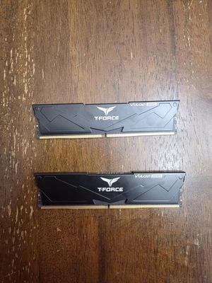 TEAMGROUP T-Force Vulcan DDR5 32GB (2x16GB) 6000MHz CL38, Intel / AMD - Black 🔥 - Image 1 of 2