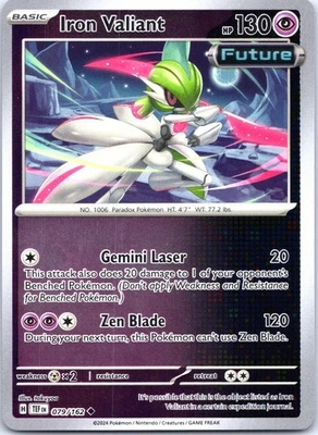 Iron Valiant - 079/162 - SV05: Temporal Forces reverseHolo - Image 1 of 2