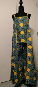 Pantalón azul africano Ankara - Imagen 1 de 12