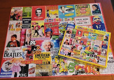 White Mountain REMEMBER WHEN  1000 piece jigsaw puzzle PRE-OWNED, complete - Image 1 of 4