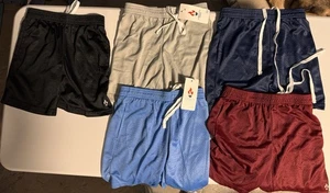 Liberty Pro Boys Youth Small Mesh shorts With Pockets And Drawstring 5 Pairs - Picture 1 of 2