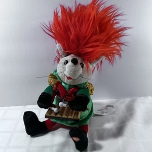 Gemmy Puffy Heads Musical Mouse Animated Plush Carol Of The Bells Song Vintage - Picture 1 of 4
