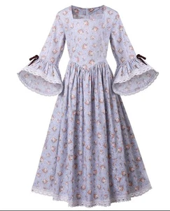 Reenactment Girl's Dress Colonial Renaissance Pioneer Puritan Civil War~ Size 12 - Picture 1 of 22