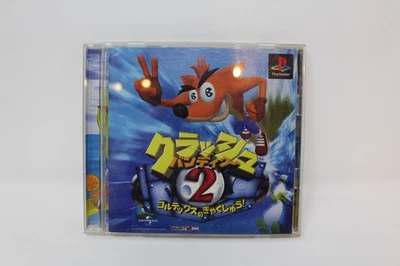 Crash Bandicoot 2 Cortex Strikes Back Sony PlayStation 1 PS1 Japan Region Lock - Image 1 of 3