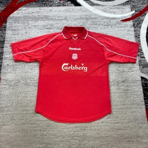 Camiseta De Colección Reebok Liverpool Grande Roja Fútbol 2000 2002 Casa Fútbol Premier FC - Imagen 1 de 12