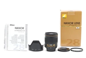[Almost Unused in Box] Nikon AF-S NIKKOR 28mm F/1.8 G Wide Angle Lens From JAPAN - Picture 1 of 24