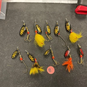 10pc Vintage Mepps Size 2 & 4 Spinner Lot (1 Price 1 Lot) - Picture 1 of 4